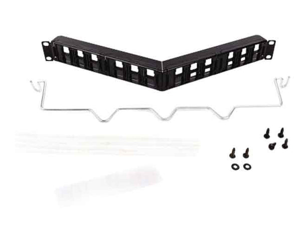 CommScope M2000 U/UTP Modular Panel 1U, 24 port angled, 19