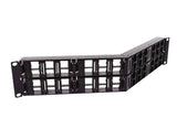 CommScope M2000 U/UTP Modular Panel 2U, 48 port angled, For Fiber or Copper