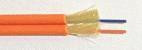 TLC 3.0mm 62.5/125µm Multimode InfiniCor 300 Duplex Cable - Orange Color - Plenum Rated
