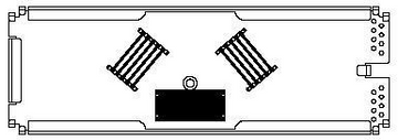 Aluminum Splice Tray, Stores 6 CamSplice Mechanical Splices, Type 2R