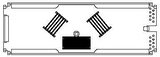 Aluminum Splice Tray, Stores 6 CamSplice Mechanical Splices, Type 2R