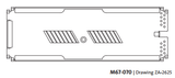 Splice Tray SM/MM 12 Fiber For Fiberlok & CSL Splices 2 X Tall