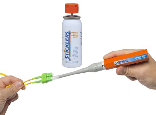 Sticklers MCC-CCU250 2.5mm CleanClicker 750 for SC, ST, FC - BLUE