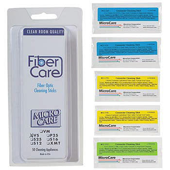MicroCare Cleaning Stick - Combo Pack - 20ea. 2.5mm, 10ea 1.25mm and 20ea. for all military termini