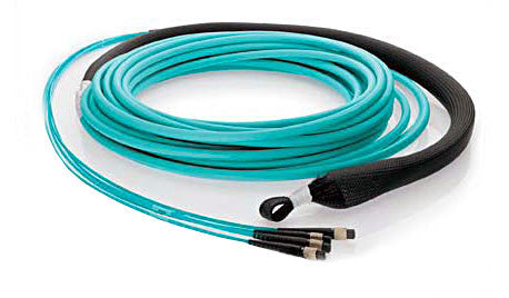 48 fiber, 50µm OM3 10Gig Fiber, (4x) MTP/male - (4x) MTP/male, Plenum - MTP Backbone Trunk Cable