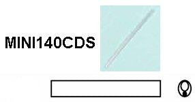 Dia. 2.0mm x 40mm(L) Steel Member Fusion Splice Sleeve - Pack of 25 pcs, Clear Color