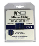 Replacement Blade Set for MS-FOK-1 Tool Kit - Strip to 500µm Coating