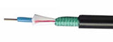 Mohawk 62.5/125µm OM1 Multimode Armored Central Loose Tube OSP Cable, 6 Fibers