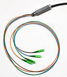 4 Fiber Node Cable, Loosetube Cable, 9/125µm Single Mode, SC/APC, Pigtail 15 Meters