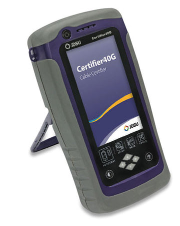 Certifier40G Cat 6A Tesst Kit with MM & SM modules, including adapters & reference cables
