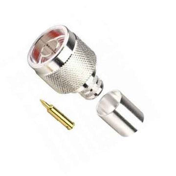 F Male .324 HEX Crimp For RG 6 Plenum