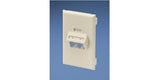 Vertical Slope Faceplate-2-port , Office Beige