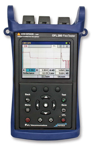 OFL280100 1310/1550nm OTDR, OLS, OPM, VFL for out-of-service point-to-point and FTTxPON testing 34/3