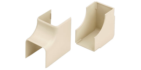 Office Furniture Raceway Inside Corner Fitting, Office Beige