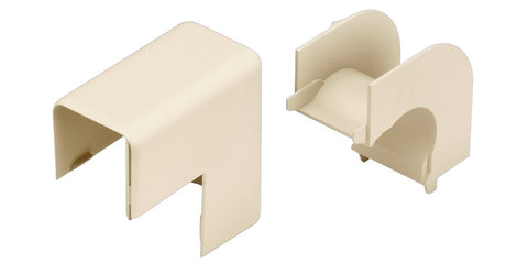 Office Furniture Raceway Outside Corner Fitting, Medium tone