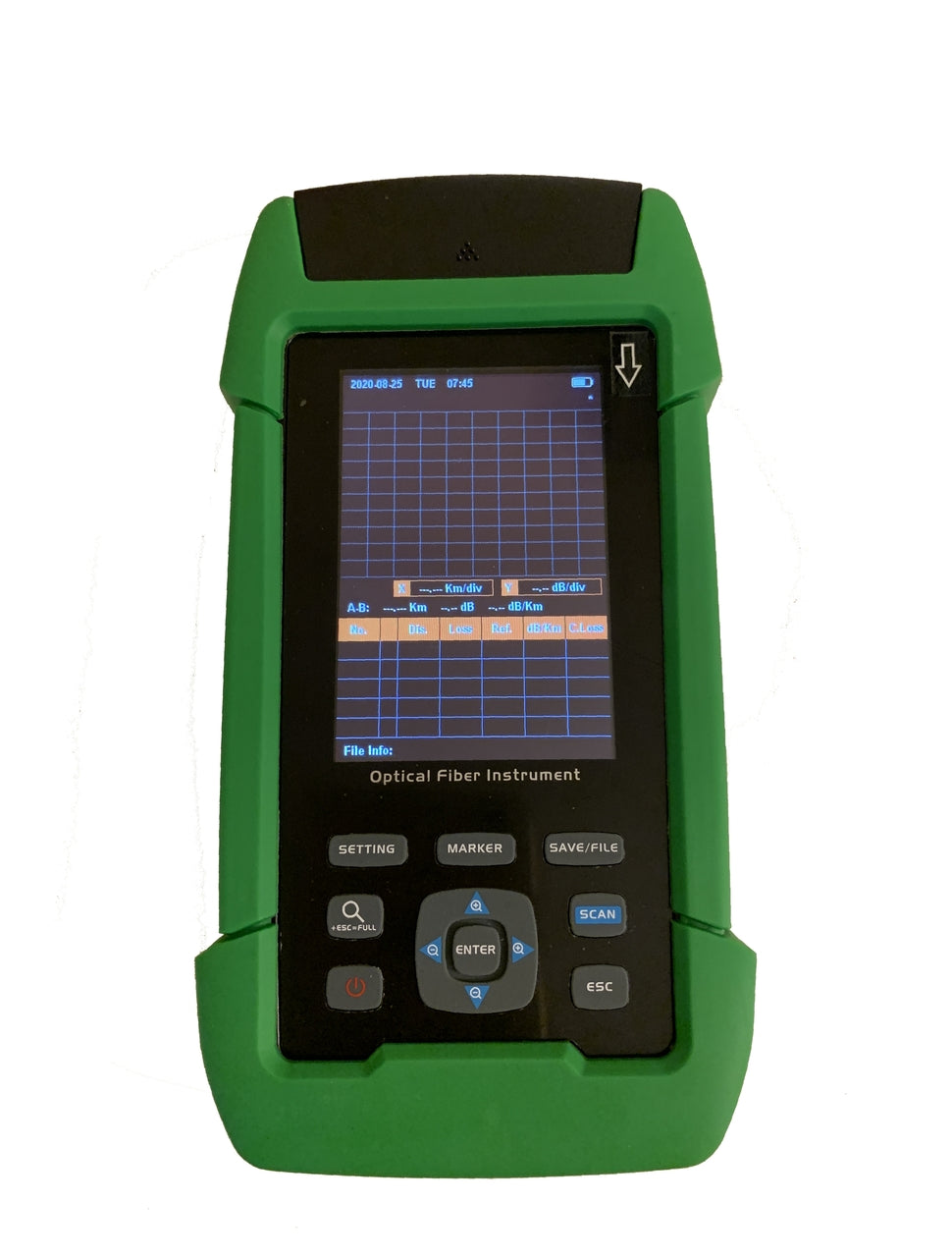 OTDR-3201 - Optical Time Domain Reflectometer - includes Power Meter, –  Fosco Connect