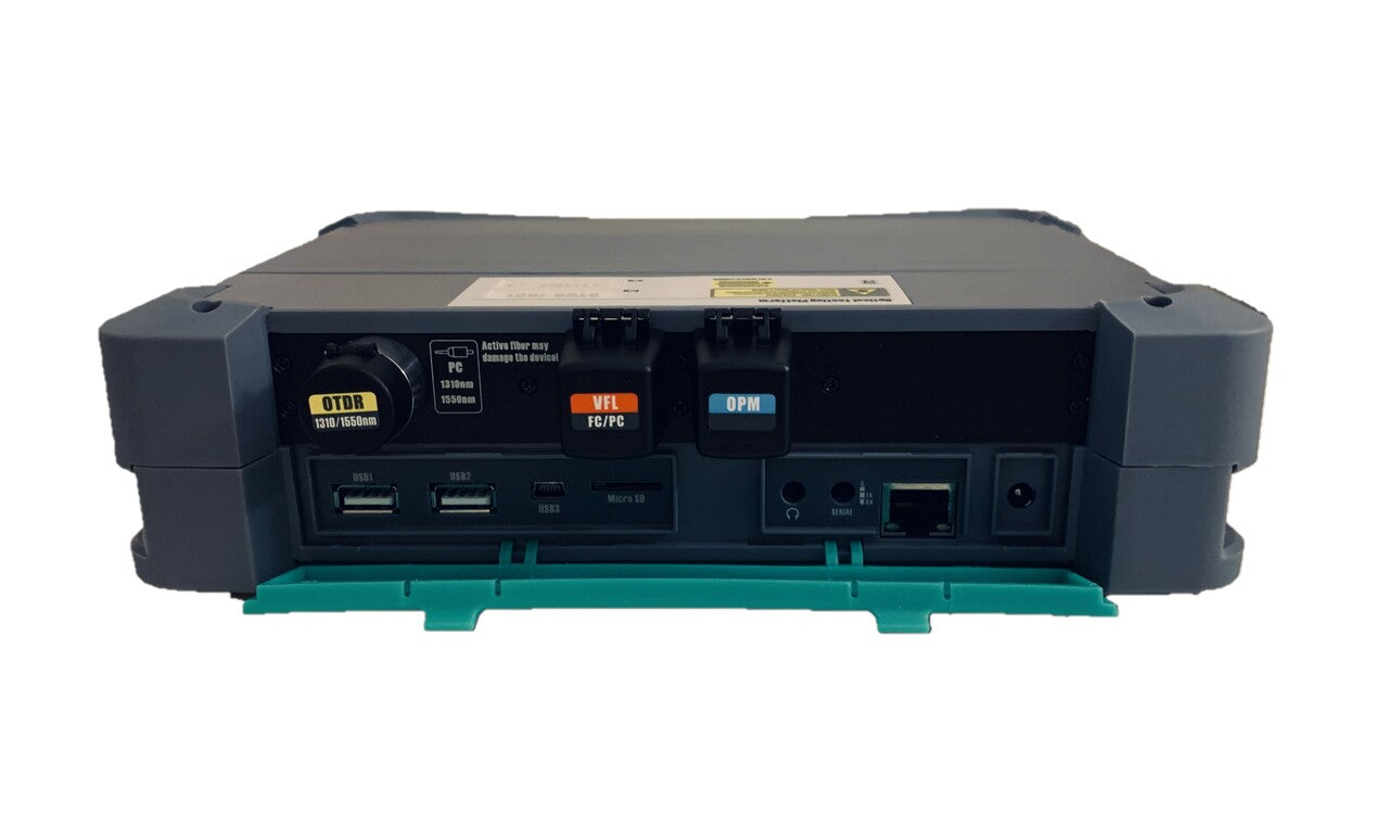 OTDR-7001 - Optical Time Domain Reflectometer - includes Power Meter and VFL 1mW in one device, Ethernet, Bluetooth and USB connectivity, 7" LCD touchscreen