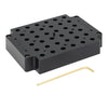 TH-PFC10AL - Aluminum Curing Block for Ø9 - 10 mm Connectors, PTFE Coated