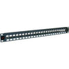 Molex PowerCat 1U 24 Port Keystone Patch Panel, Unloaded