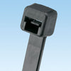 Cable Tie, 11.4"L (290mm), Light-Heavy, Weather Resistant Polypropylene, Black, 250/pk