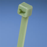 Cable Tie, 11.4"L (290mm), Light-Heavy, Polypropylene, Green, 250/pk