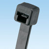 Cable Tie, 14.5 in., Standard cross section, Black, 1000/pk