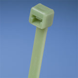 Cable Tie, 14.5 in., Standard cross section, Poly Green, 1000/pk