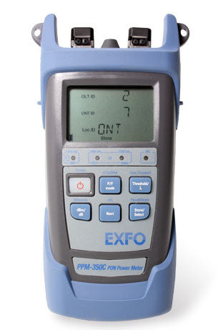 EXFO PPM-350C PON Power Meter with Pass Through Port, 2 Ports, Extended  Range