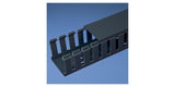 Panduit Slotted Duct, PVC, 2"X2"X6’L, Black