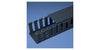 Panduit Slotted Duct, PVC, 2"X2"X6’L, Black