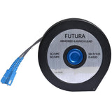 Steel Armored Launch Box Single Mode 9/125μm SC/UPC to SC/UPC, 1000 Meters (Launch Cable)