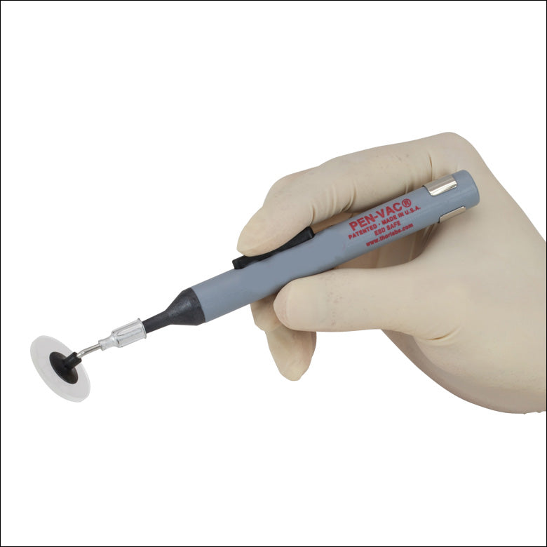 TH-VP10C - Vacuum Pick-Up Tool (Vacuum Tweezers), Set of 10 Interchangeable Tips