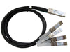 QSFP-4SFP10-01C QSFP+ 40G to 4 SFP+ 10G quad fan-out passive copper DAC direct attach cable 1m length