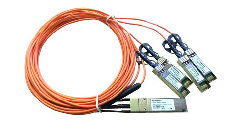 QSFP-4SFP10-03AOC QSFP+ 40G to 4 SFP+ 10G quad fan-out active optical cable AOC 3m length