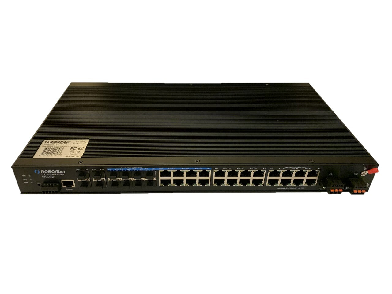 Industrial 8 Port Gigabit PoE Switch - 4 x PoE+ 30W - Power Over Ethernet -  Hardened GbE Layer/L2 Managed Switch - Rugged High Power Gigabit Network