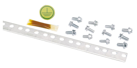 Grounding Strip Kits, Ten, 78.65" (2m) x .67" (17mm) x .05" (1.27mm) Strips