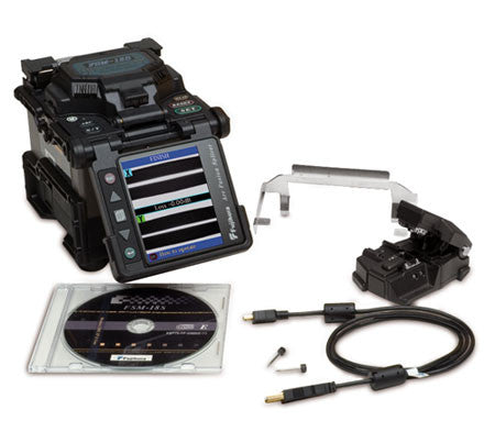 AFL FSM-18S Fusion Splicer Kit Plus CT-30A Cleaver, BTR-08 Battery, and DCC-14 Charge Cord