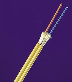 9/125µm/2.9mm Single Mode Duplex Cable for MTRJ Connector - Yellow Color - OFNR Riser