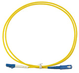 1m LC-SC Simplex 8.3/125µm single mode patch cord, UPC polish