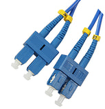 1m SC-SC duplex 9/125µm Corning ClearCurve single mode bend insensitive fiber optic patch cable