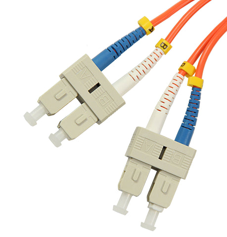 1m SC-SC Duplex 62.5/125µm multimode patch cord