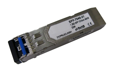 SFP-7040-31 1000Base-LX singlemode 40Km 1310nm SFP transceiver w/DDM, Cisco compatible