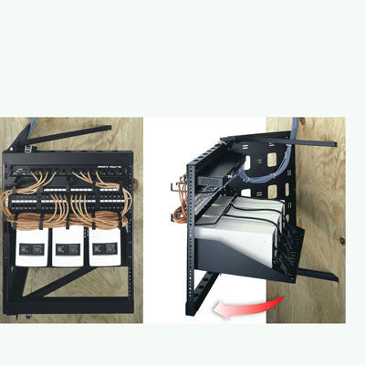 Swing Frame Rack 25RU x 24" Deep