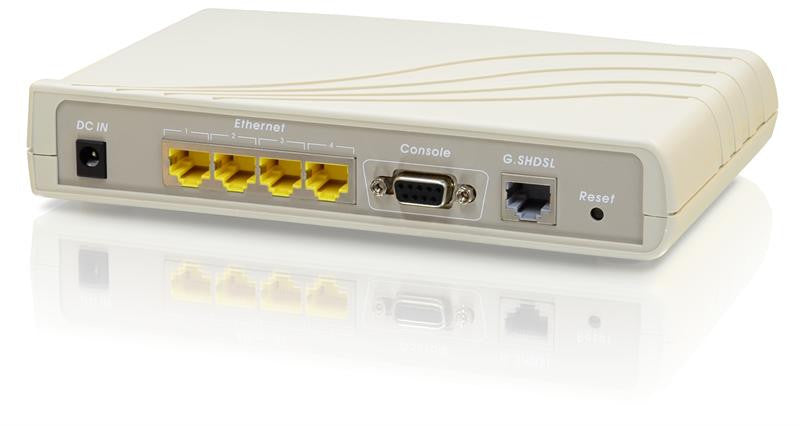 SHDTU03bAF-ET10RS LAN Extender 2 or 4 wire operation 11.4Mbps G.SHDSL.bis ATM modem router, AC powered