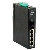 (4) 10/100 Indust POE Switch 100Base MM, SC 2KM