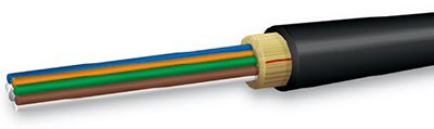 Blue 1 Fiber SM Micro Armored Tactical Cable Unit of Measurement : Per Meter