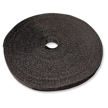 TrueConect TCHL34ROLL-BK 3/4'' Hook and Loop Tape - 50', Black