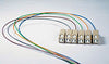 62.5/125/900µm multimode SC/PC Color Coded Pigtail, 3 Meters (6 pcs/pack)