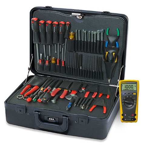 SPC88RD-01 Field Engineer Electronics Kit w/DMM, 8.5" Hard Case