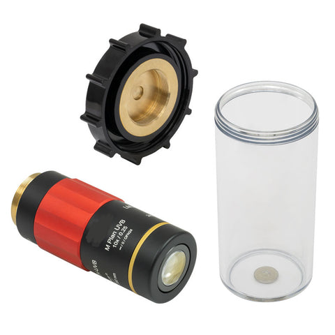 TH-LMUL-10X-UVB - Long Working Distance MicroSpot Focusing Objective, 10X, 240 - 360 nm, NA = 0.25